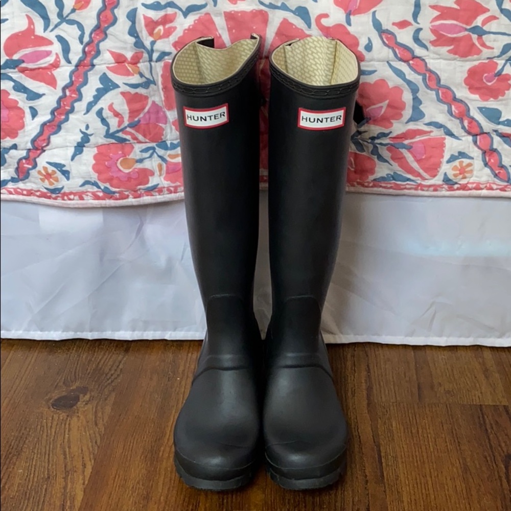 Hunter Tall Back Adjustable Rain Boots